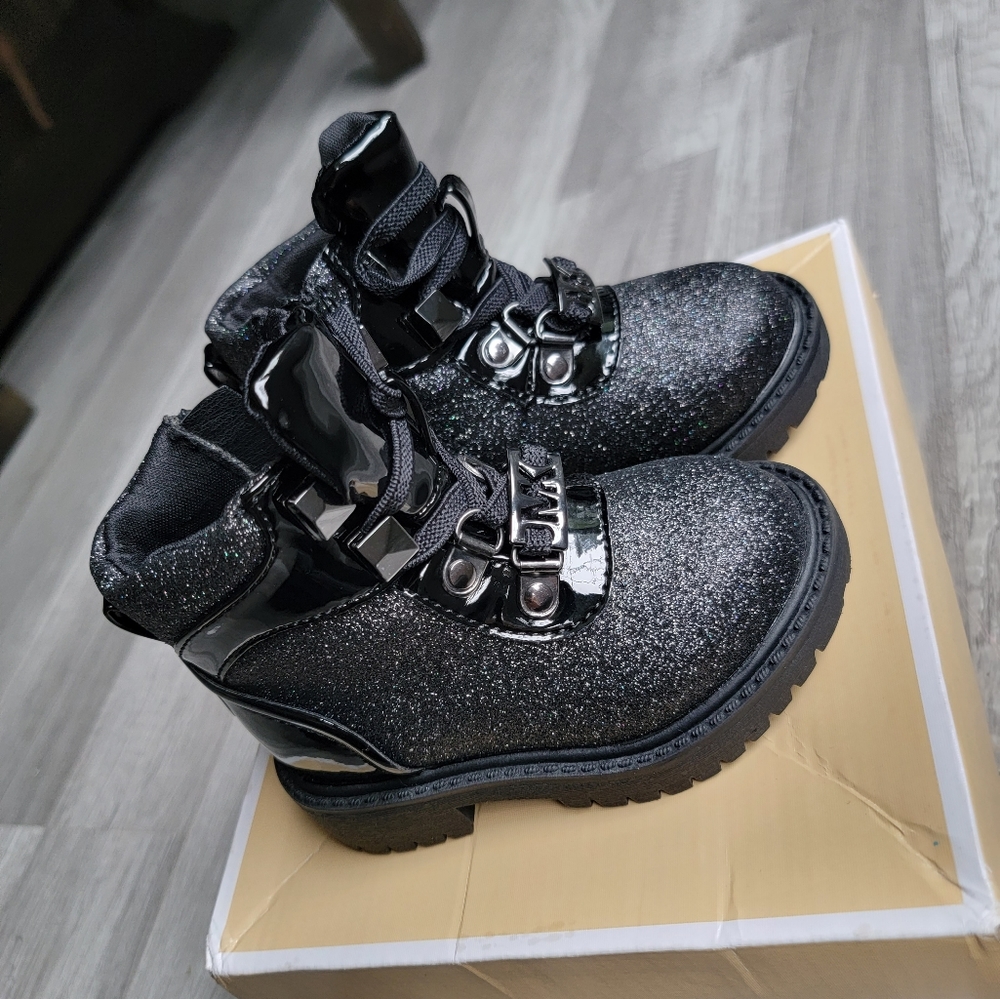 Micheal kors glitter combat boots